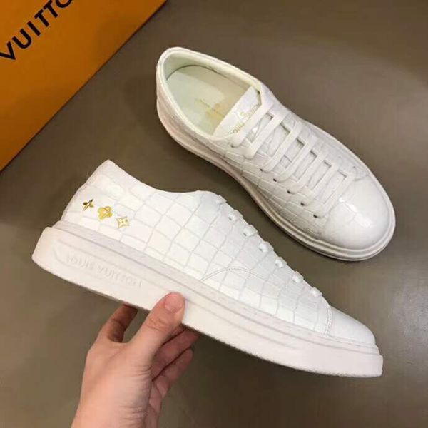 

2020 platform men's designer shoes luxury retro men's shoes red bottom three-in-one canvas shoes air cushion sneakers010