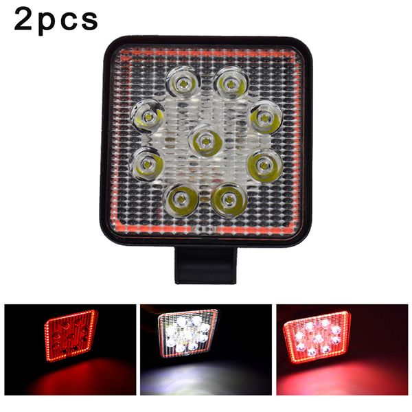 

27w led working light bar aluminum drl offroad lamp spotlight mount waterproof