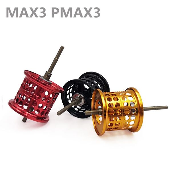 

diy for pmax3 bmax3 smax3 honeycomb baitcasting spare sallow lightweight fishing reel spool for bass peach trout perch tilapia