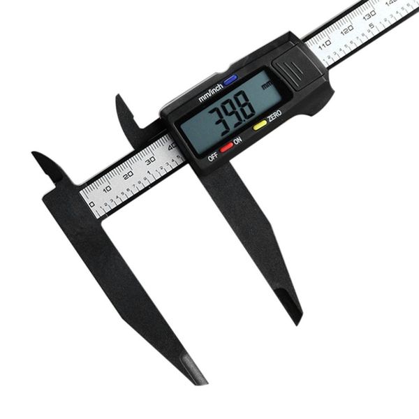 

accurate lcd digital display electronic vernier caliper gauge 200mm carbon fiber micrometer measuring tool device drop shipping