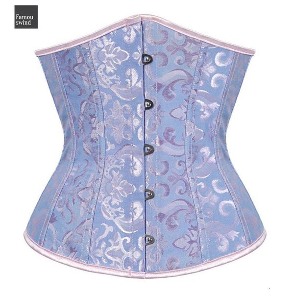 

корсет sexy underbust талия cincher корсеты готического корсет красного бюстье плюс размер corpete черный белый синий top s 6xl, Black;white