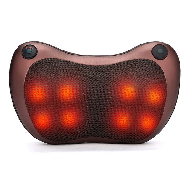 

new double-button wireless charging car massage cervical massage neck shoulder waist multi-functional pillow