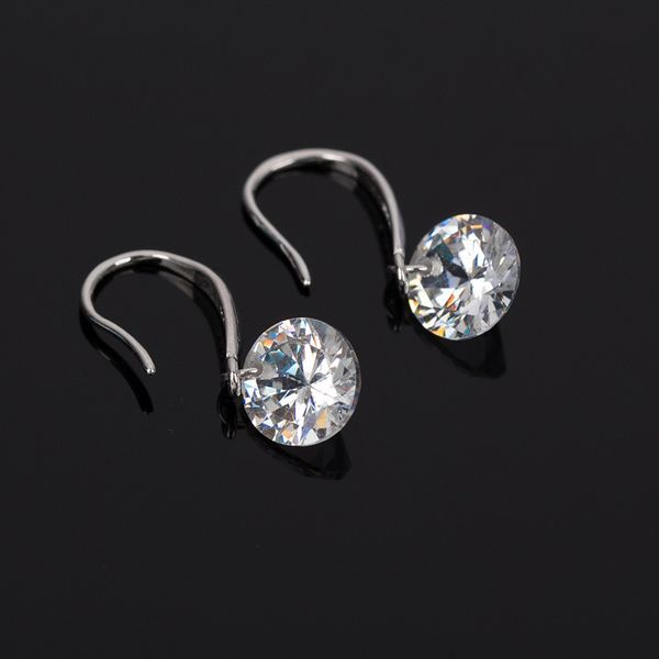 

feathers round crystal ear nail eardrop high archives quality defence allergy earring, Golden