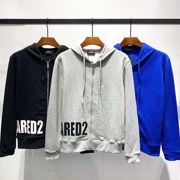 

2019 мужская черный синий серый повседневный хлопок свитер с капюшоном с длинным рукавом простые letter pattern new top, Black