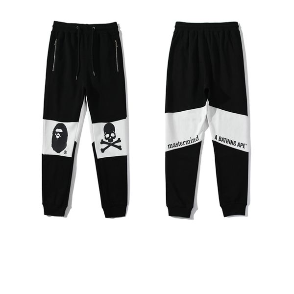 

сложные полиэфиры luxury мужчины 1 дизайнер звезда костюм классическая новые продаж диких брюки платформа марочного бренд брюки способ высок, Black