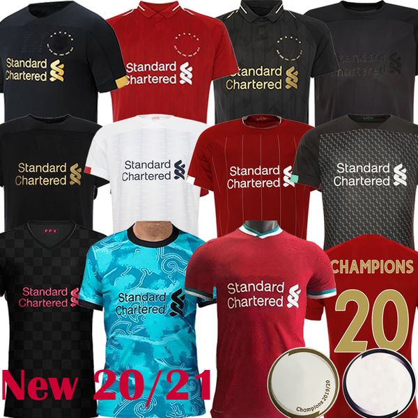 

Liverpool Ливерпуль ЛВП 2020 чемпионов Футбол Джерси Мохамед Салах плотные Фирмино шесть раз футболка Вергилий вратарь гриву трико