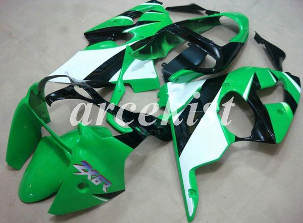 

мотоцикл новый abs инъекция полный обтекатели комплекты fit для kawasaki ninja zx-6r 2000 2001 2002 636 zx6r кузовостроение набор пользовате