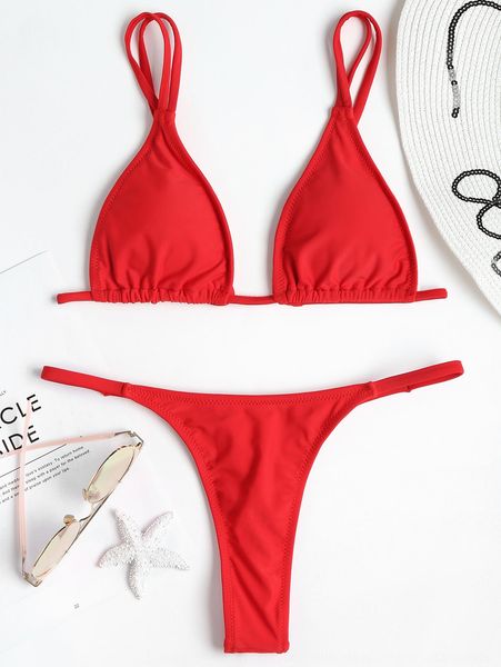 

women's solid color swimsuit women's swimsuit bikini solid color bikini, White;black