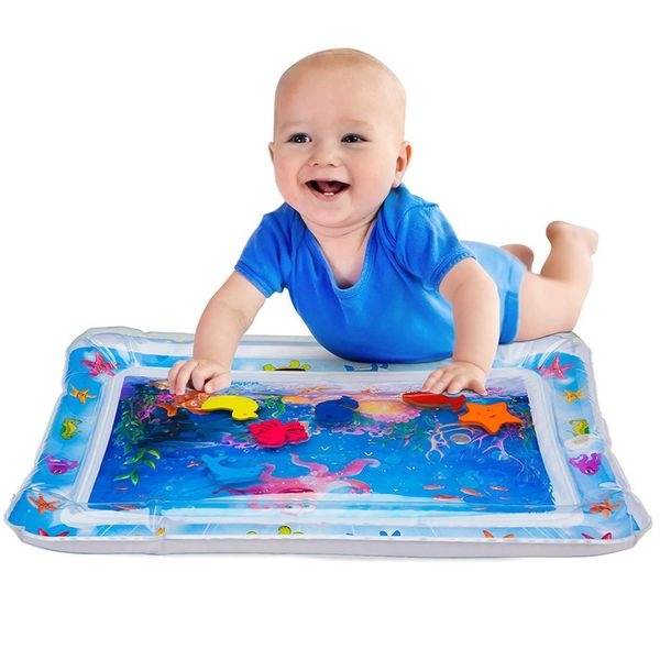 

baby inflatable patted pad creative multifunction baby inflatable water cushion soft crawling water mat fun activity pad
