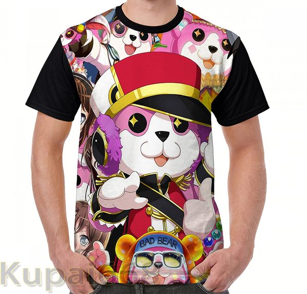 

funny graphic print t shirt men tees bang dream michelle women t-shirt short sleeve casual tshirts, White;black
