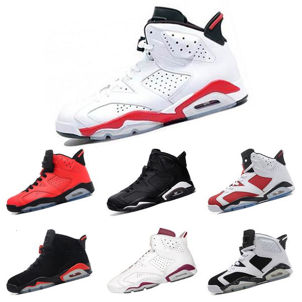 

6 6s basketball shoes men unc black cat infrared sports blue maroon olympic alternate hare oreo chrome angry bull sports sneaker