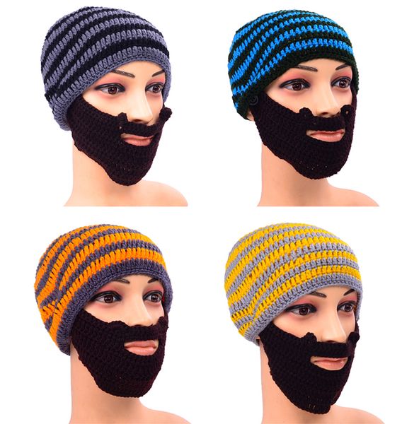 

Woolen Knitted Hat Fashion Mens Caps with Beard