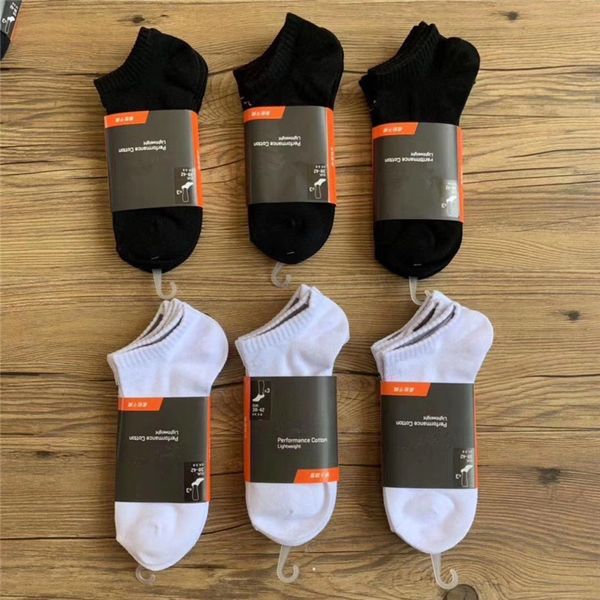 Männer Frauen kurze Socke Outdoor Sport Erwachsene Basketball Cheerleader Socken Jungen Mädchen schwarz weiß mit Tags