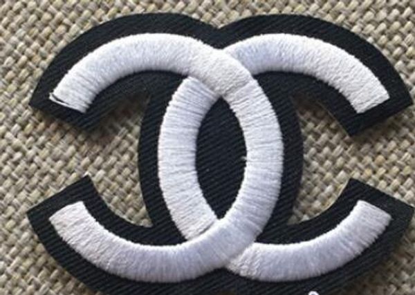 

10pc embroidered patche for clothing diy tripe applique clothe ticker iron on creative badge number 5 luxury logo patche