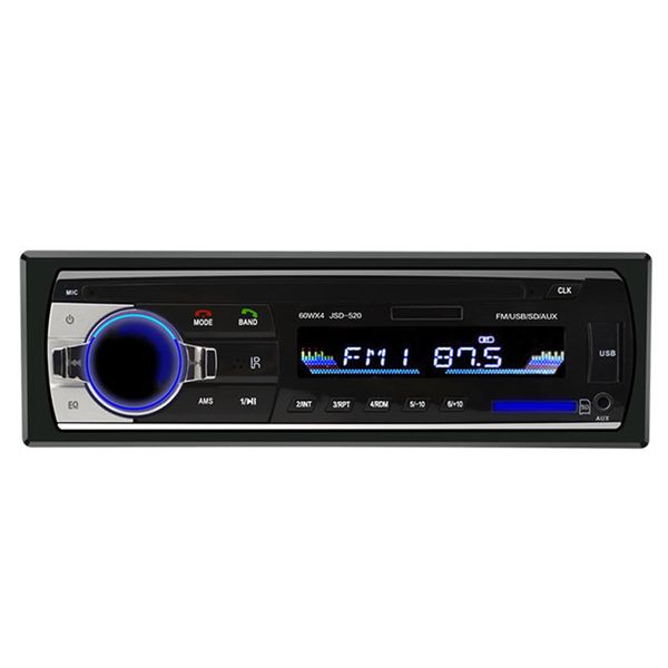 

HMOCNV мультимедийный плеер хост авто стерео аудио в тире FM Aux входной приемник USB MP3 W