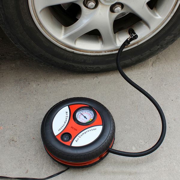 

12v mini portable car air compressor electric auto tire inflatable pump tyre inflator for car motorcycles bicycles