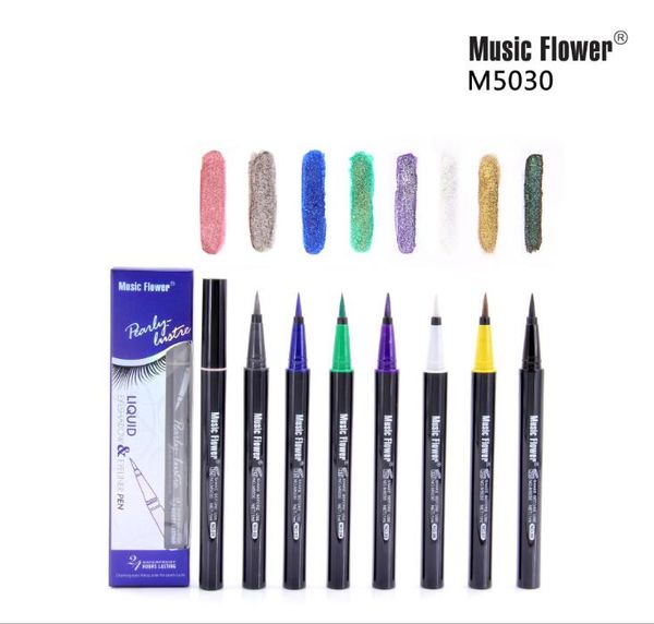 

music flower water-based eye shadow pen eyeliner waterproof and not blooming