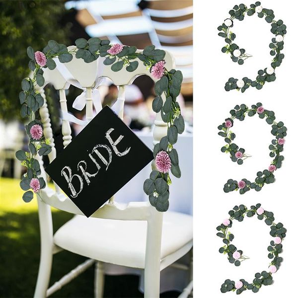 

artificial garland lifelike dandelion leaves garland faux for wedding