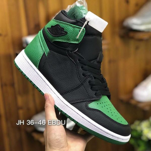 

new 1 pine green og women men basketbal shoes outdoor sport shoe mens traniners sneakers us12