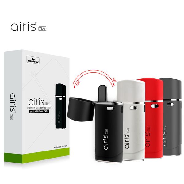 

Оригинальный Airis Tick Kit Vape Pen VV 650mAh батарея Mod магнитное соединение картриджи подходят 510 резьбовые картриджи танк