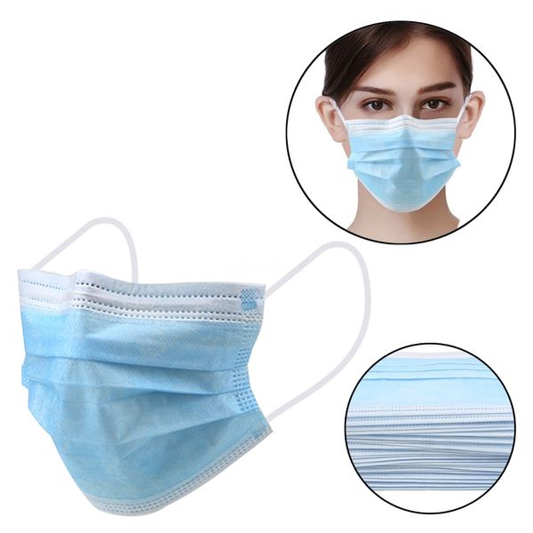 

dhl ship in stock 3 ply mouthhaze dust face mask blue proof earloopproducts fog masksrtification 1aje