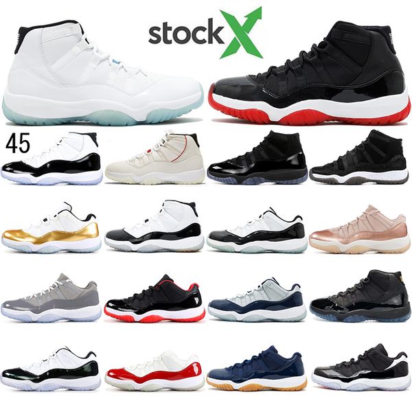 

with socks 2020 mens and womens basketball shoes sneakers 11s concord number 45 bred cap and gown platinum tint for men trainers