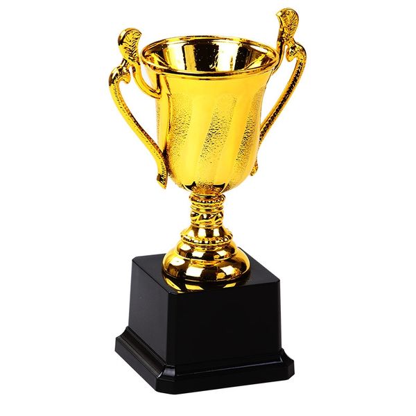

customize trophy cup golden plating prize award for children winner souvenir sports awards craft kids toys mini trofeos boxing ring