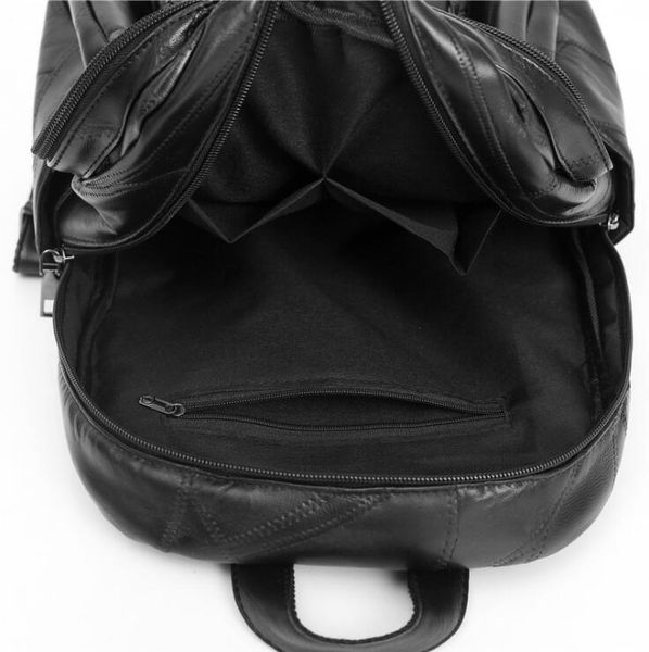 

2020 new women's leather shoulder bag sheepskin backpack european and american fashion soft leather women's bag foreign trade