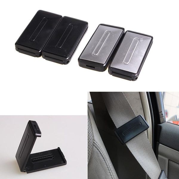 

2 pcs vehicle adjustable seat belts holder ser buckle clamp portable universal car safety belt clip r30