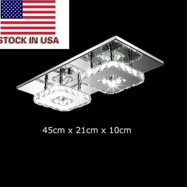

crystal chandelier 24w led lights yeelight modern led crystal ceiling light durable ip65 led fixture spotlight lampe bed room ceiling light