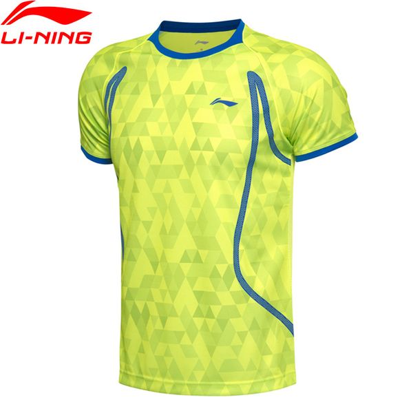 

break code)-ning men at dry badminton shirts breathable t-shirts competition comfort lining sports tee aaym001 mts2672, Black;blue