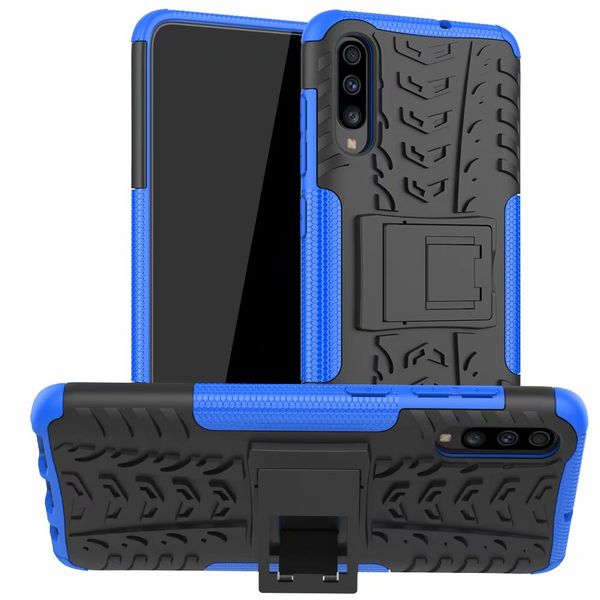 

shockproof silicone kickstand armor phone case for samsung a10 a20 a30 a50 a70 a51 a71 a01 a21 a41 a10s a20s a70s back cover