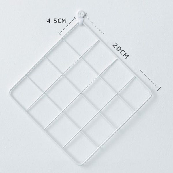 

1*nordic iron metal mesh grid frame diy wall home decor ps picture postcards