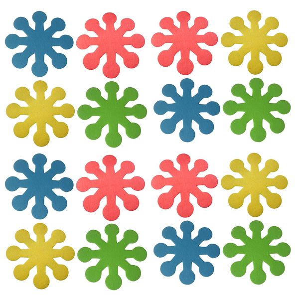 

4set 16pcs easter decoration , pot mat bowl placement heat insulation pads for easter decoration