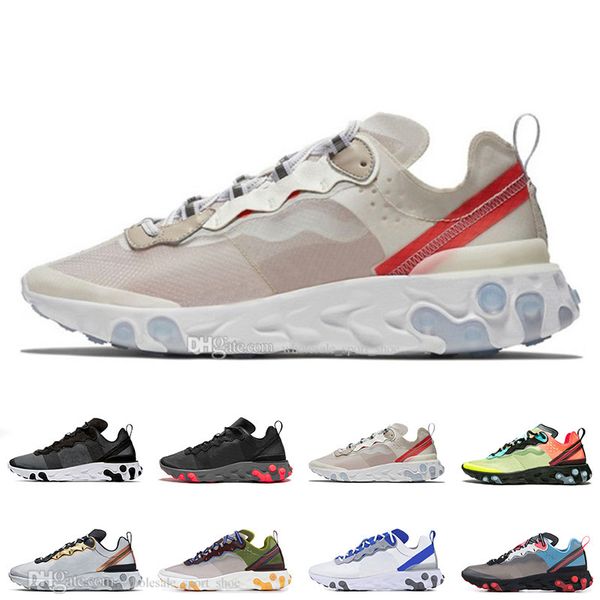 

react element 87 55 sail grey royal red men women running shoes white royal red blue chill mens trainers sports designer sneakers, White;red