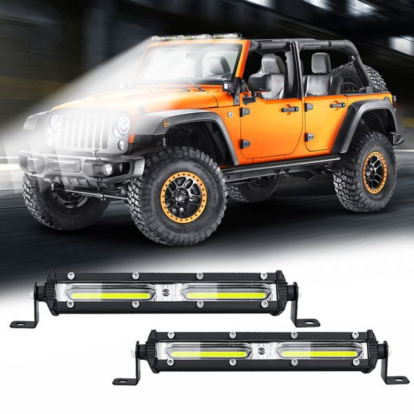 

led single row work driving light suv off-road 6500k-7500k 4000lm 9v-30v parts
