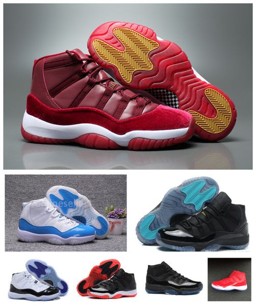 

2020 new space jam concord basketball shoes designer bred gamma blue infrared varsity red 11 11s sports shoes sneaker for men women
