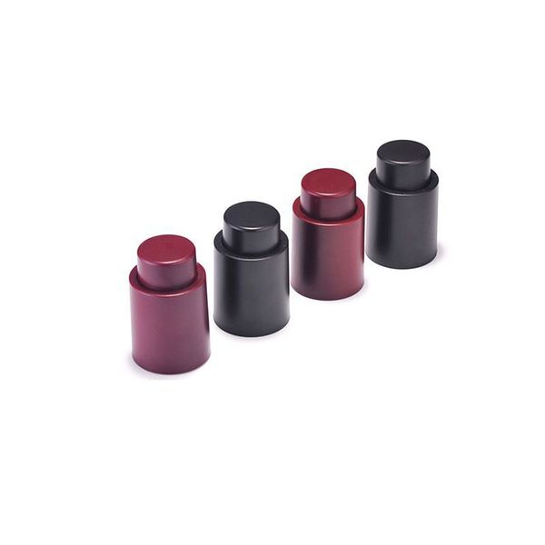 

vacuum wine sers press type airtight pump wine storage silicone wine ser bottle caps for bar kitchen tools