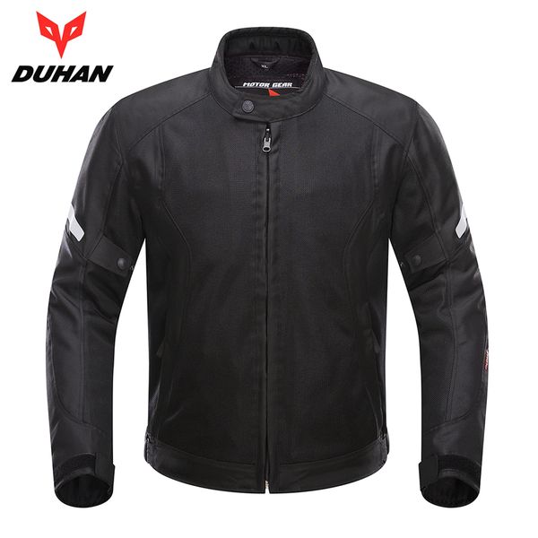 

duhan spring summer motorcycle jacket men breathable mesh jacket motorcycle clothing moto armor protective gear protector