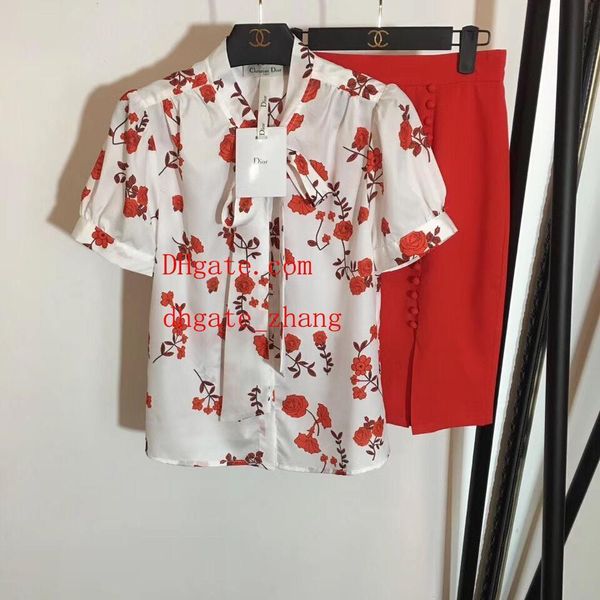 

2019 new ummer women two piece outfit printed hirt print ummer dre e brand women clothe two piece et dio 001