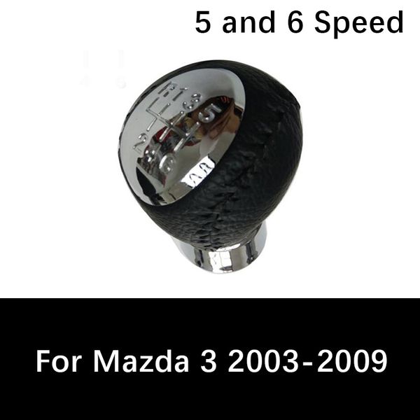 

5 speed 6 speed car gear shift knob for 3 2003 2004 2005 2006 2007 2008 2009 manual lever car gear shifter stick knob