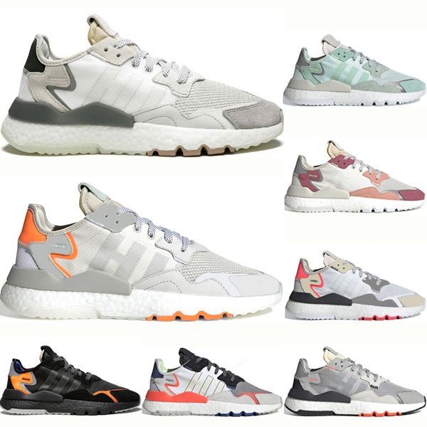 

good sale nite jogger 3m reflective for men women running shoes triple black white breathable mens trainers women sports sneakers us 5-11