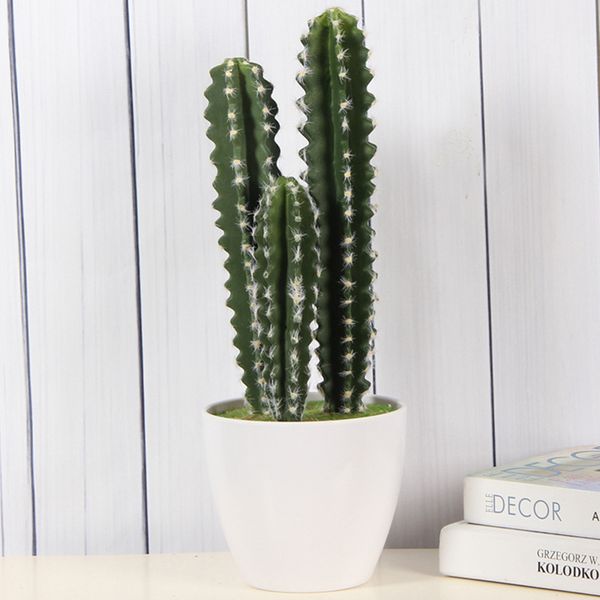 

artificial cactus artificial flocked prickly pear succulents cactus green plants diy home table decor desert plants