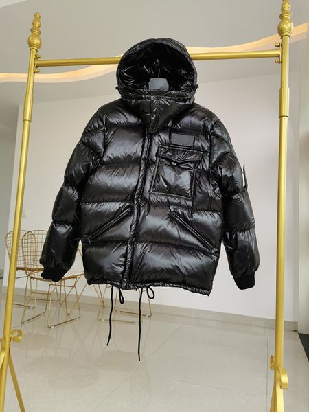 

2019 дизайнерский бренд мужчины повседневная пуховик человек вниз пальто мужские открытый меховой воротник теплый человек зима толстые теплы, Black