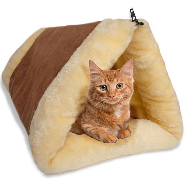 

2-в-1 cat pet bed tunnel руно tube подушка мат коврик для собак питомника crate house