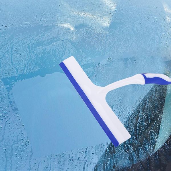 

handle silicone squeegee + 2pcs blade for car window glass cleaning water wiper windshield car cleaner scraper window tint