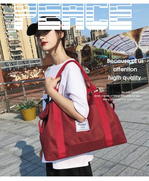 

accessories gym bags fitness bag yoga travel portable large capacity shor dtistance luggage oxford cloth waterproof sports