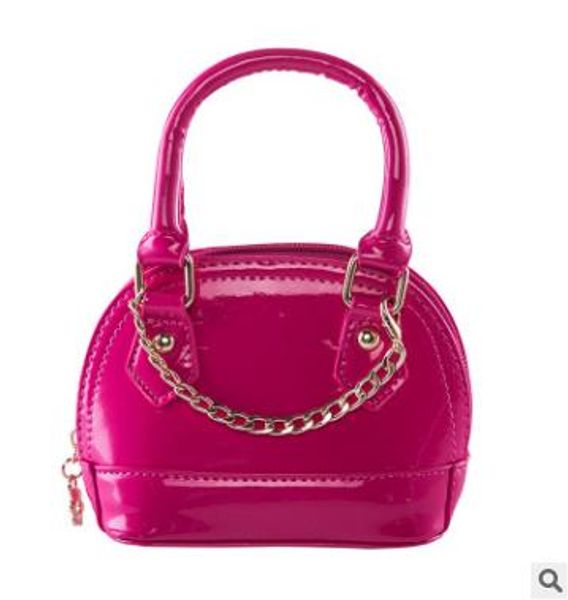 

2019 new kids purses little girls gifts toddler purse kid mini messenger bag children pu leather shell one shoulder bag, Black