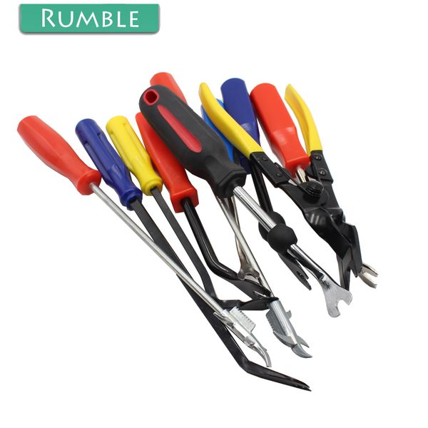 

professional auto interior removal repair tool fastener clip nail pliers car door panel installer diy fastener refit pry kit