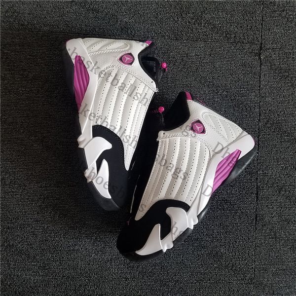 

fashion 14s basketball shoes for sale j14 white purple bred black toe aj14 boys girls youth kids casual sneakers jumpman with box